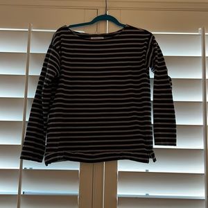 Everlane medium striped shirt